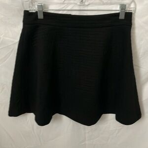Banana Republic: Black Quilted Full Skirt- 4